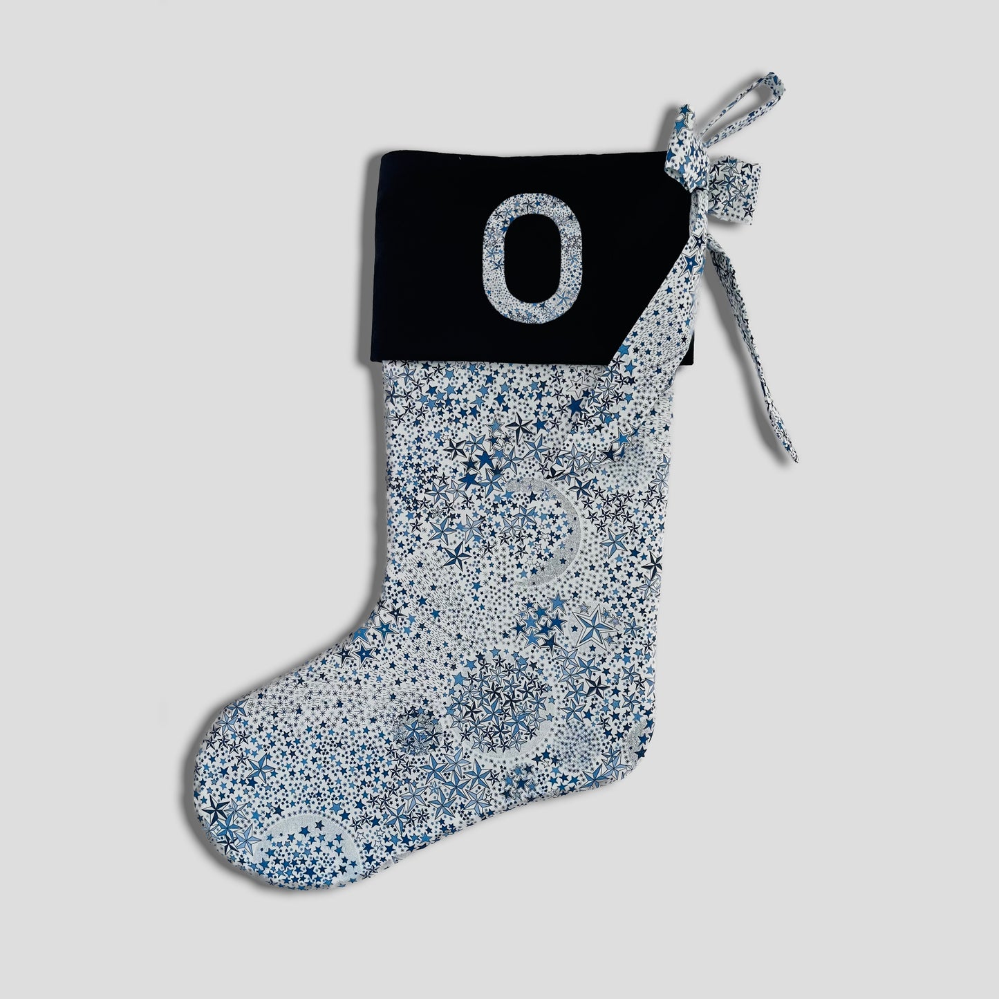 Christmas Stocking - Adelajda star blue