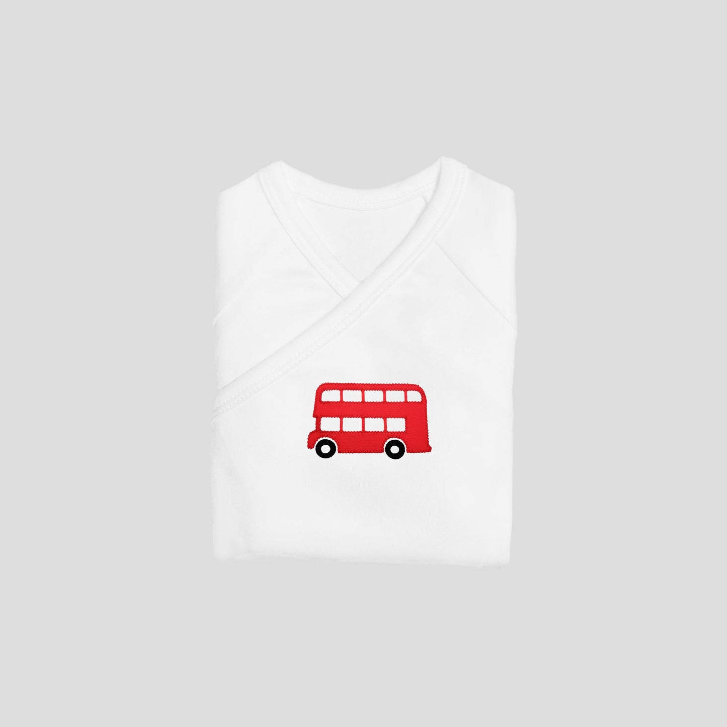 Long Sleeve Kimono - London Bus Red