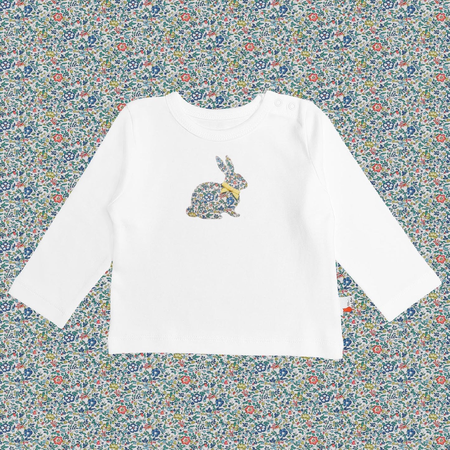 Long Sleeve T-Shirt - Bunny Yellow/Blue