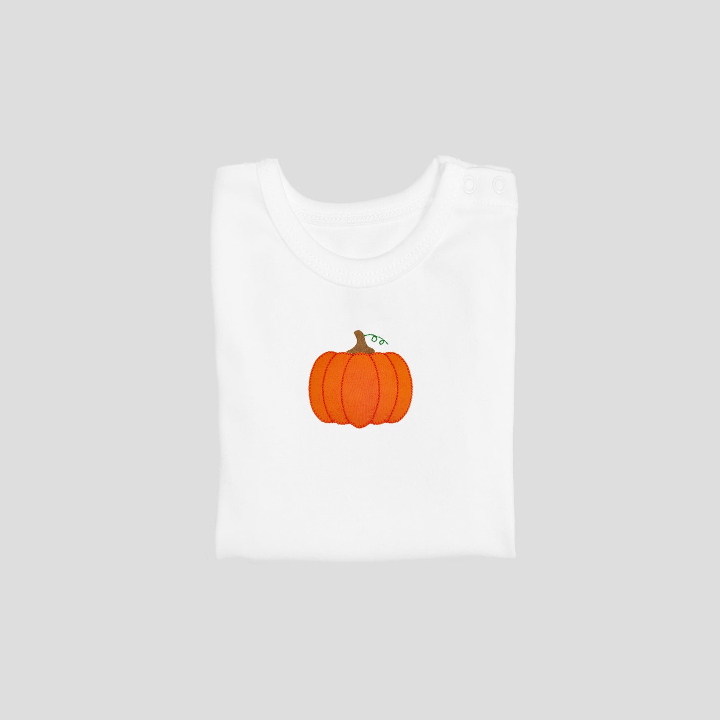 Long Sleeve T-Shirt - Pumpkin Plain Orange