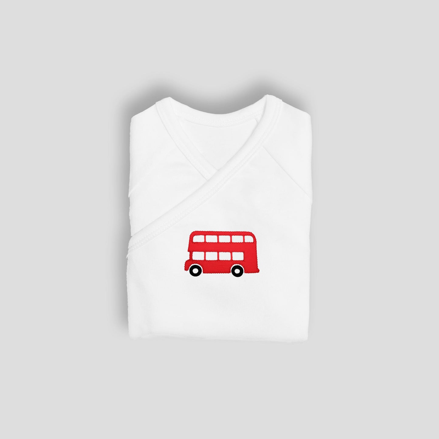 Short Sleeve Kimono - London Bus Red