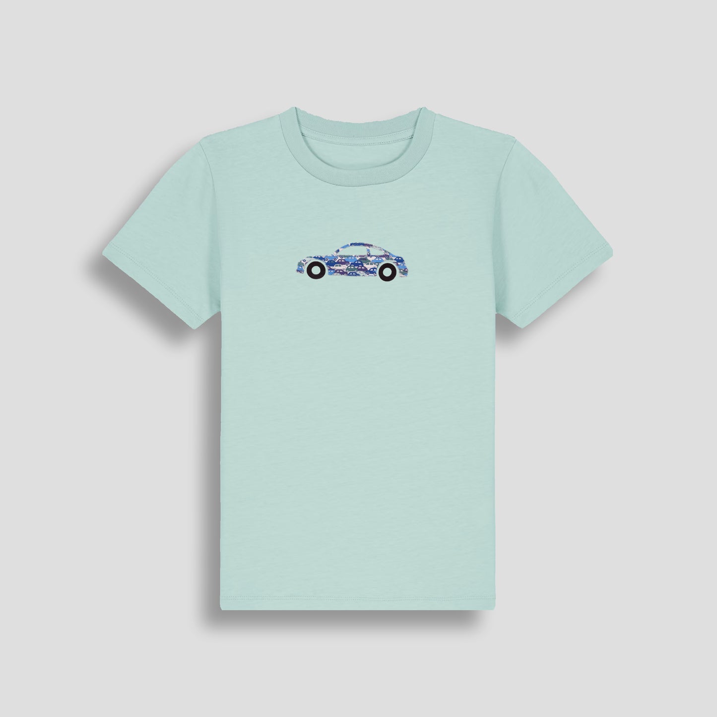 Short Sleeve T-Shirt Carribean Blue - Sports Car Blue