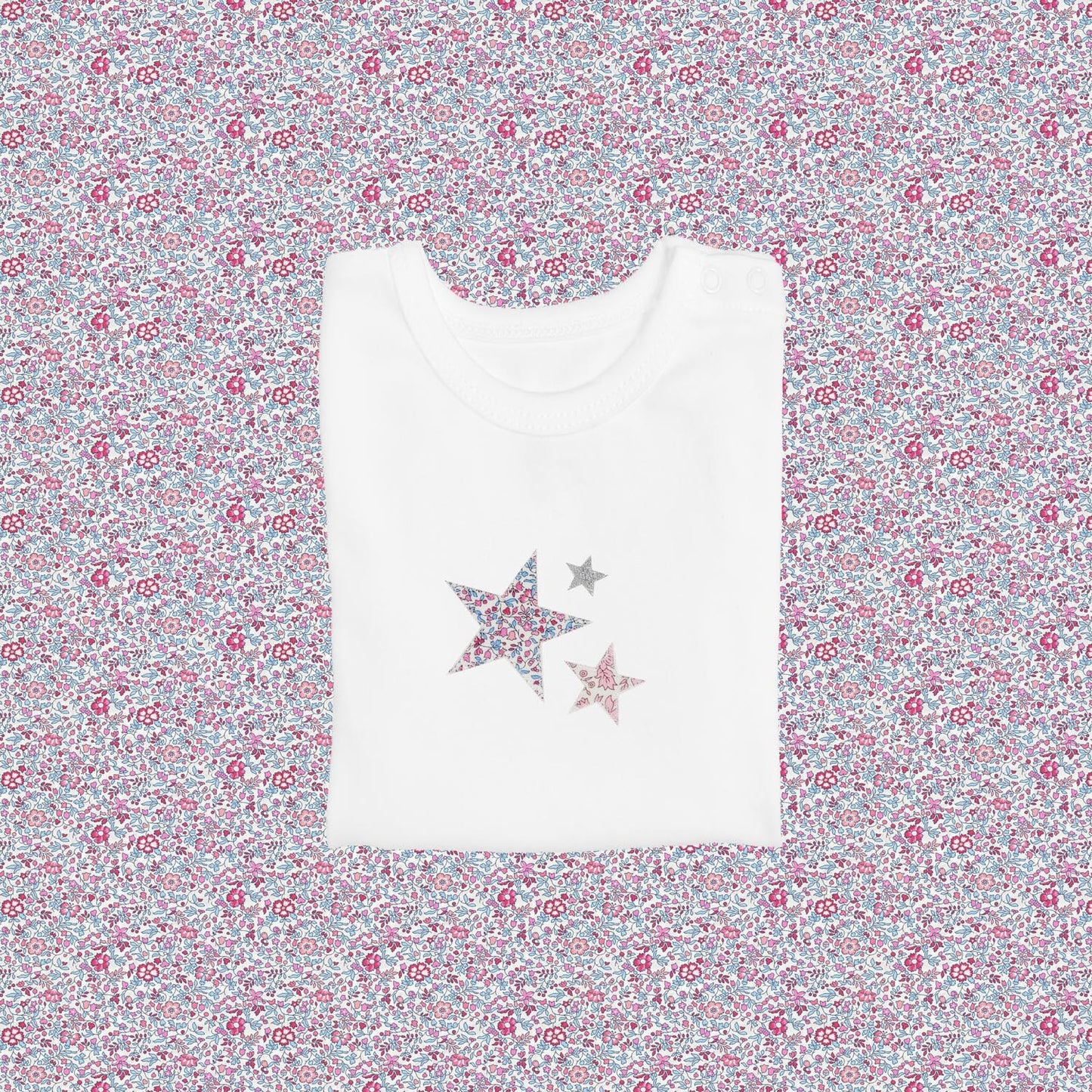 Short Sleeve T-Shirt - Stars Pink