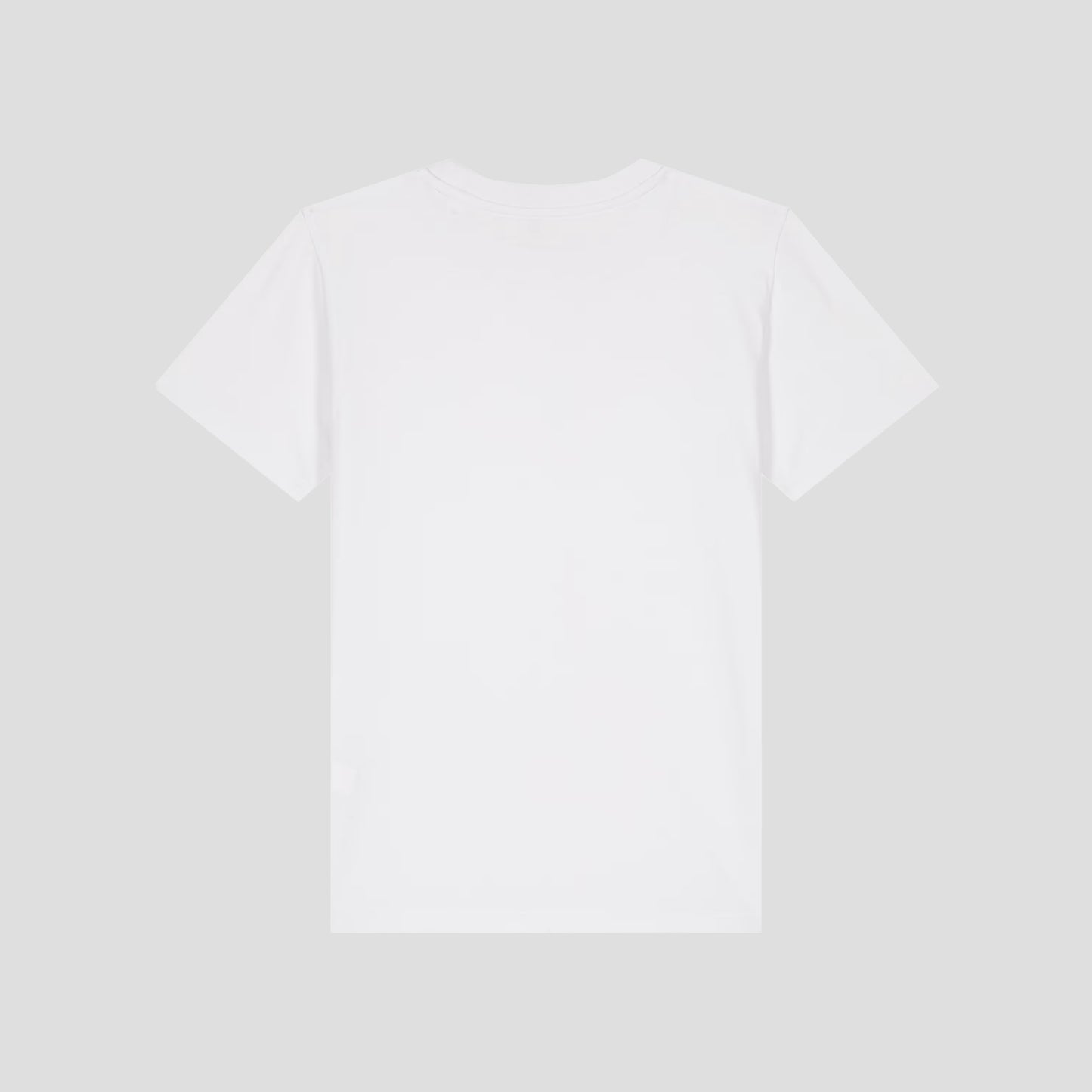 Short Sleeve T-Shirt White - Butterfly Yellow/Blue