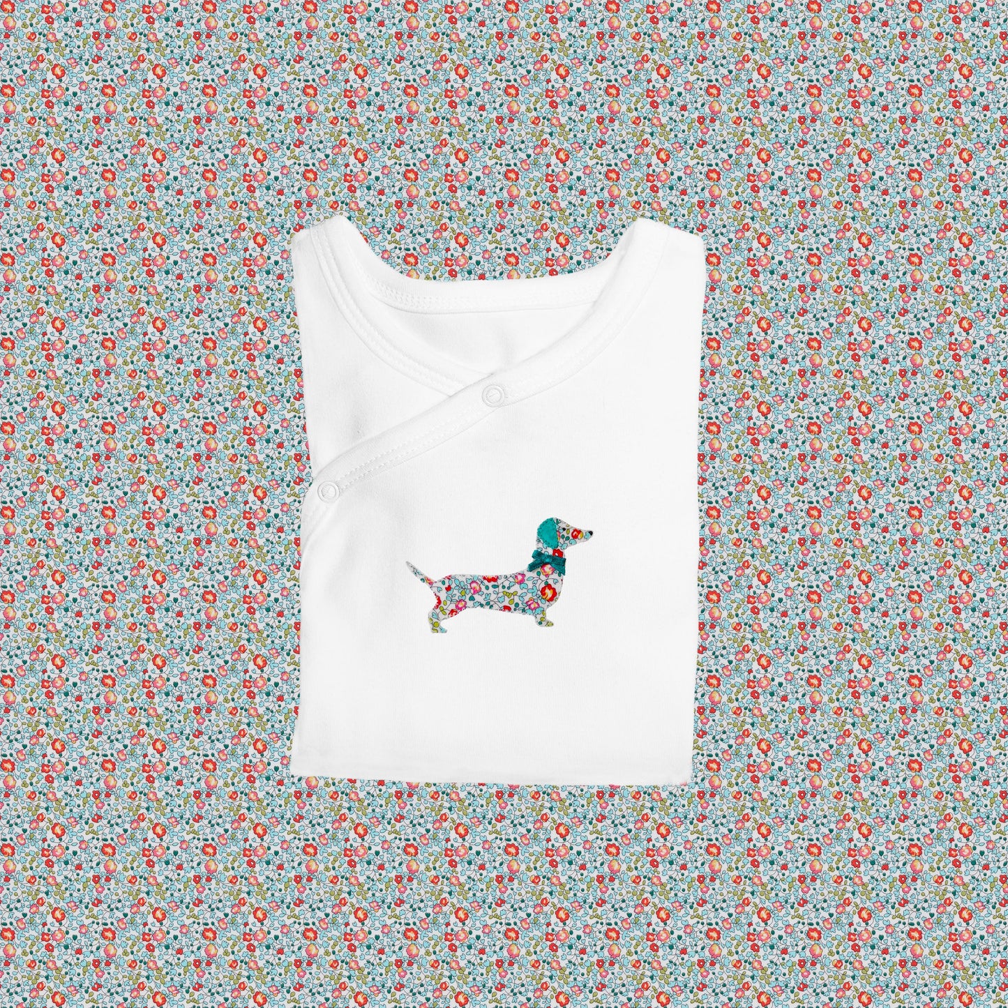 Sleepsuit - Sausage Dog Aqua