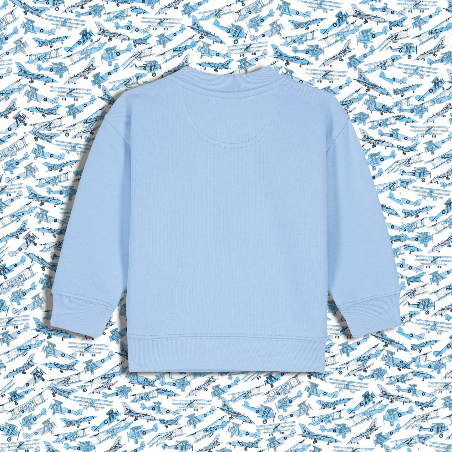 Baby Sweatshirt Light Blue - Plane Blue