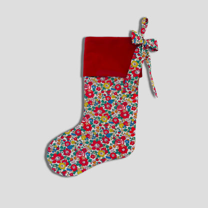 Christmas Stocking  - Betsy star white