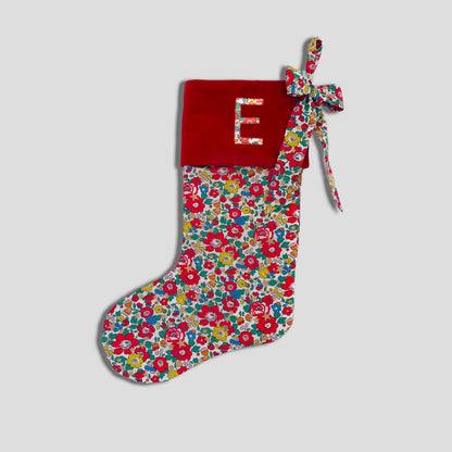 Christmas Stocking  - Betsy star white