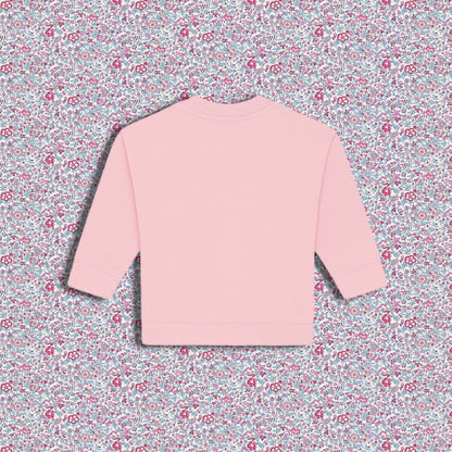 Baby Sweatshirt Pink - Stars Pink