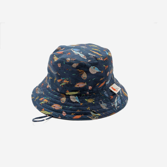 Bucket Hat -  Aquarium Dark Blue
