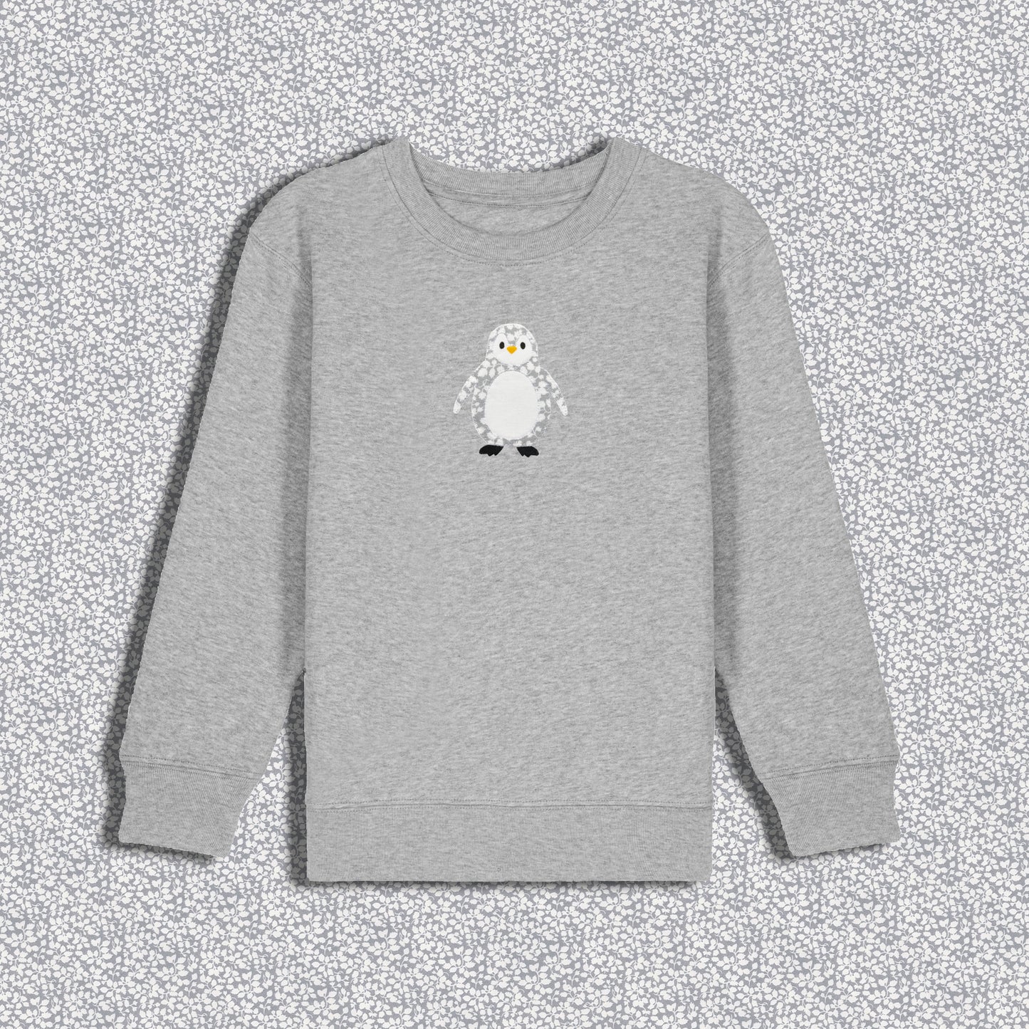 Kids Sweatshirt Grey - Penguin