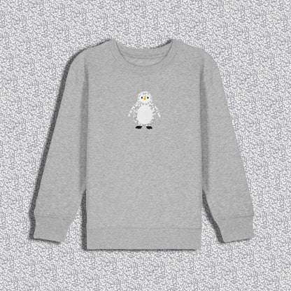 Kids Sweatshirt Grey - Penguin