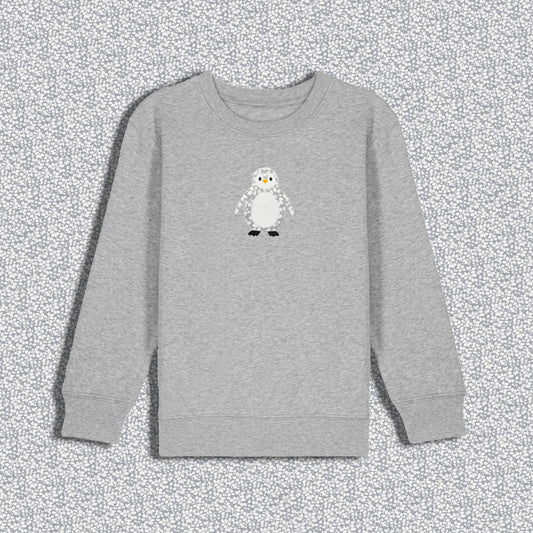 Kids Sweatshirt Grey - Penguin