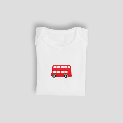 Long Sleeve Bodysuit - London Bus Red