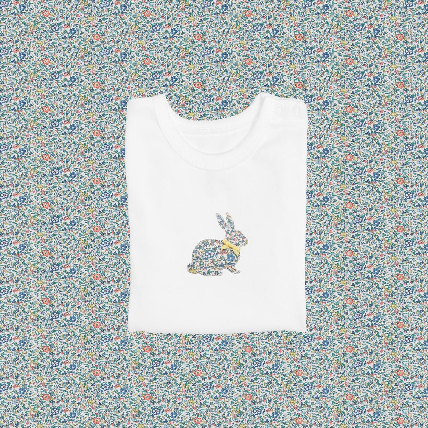 Long Sleeve T-Shirt - Bunny Yellow/Blue