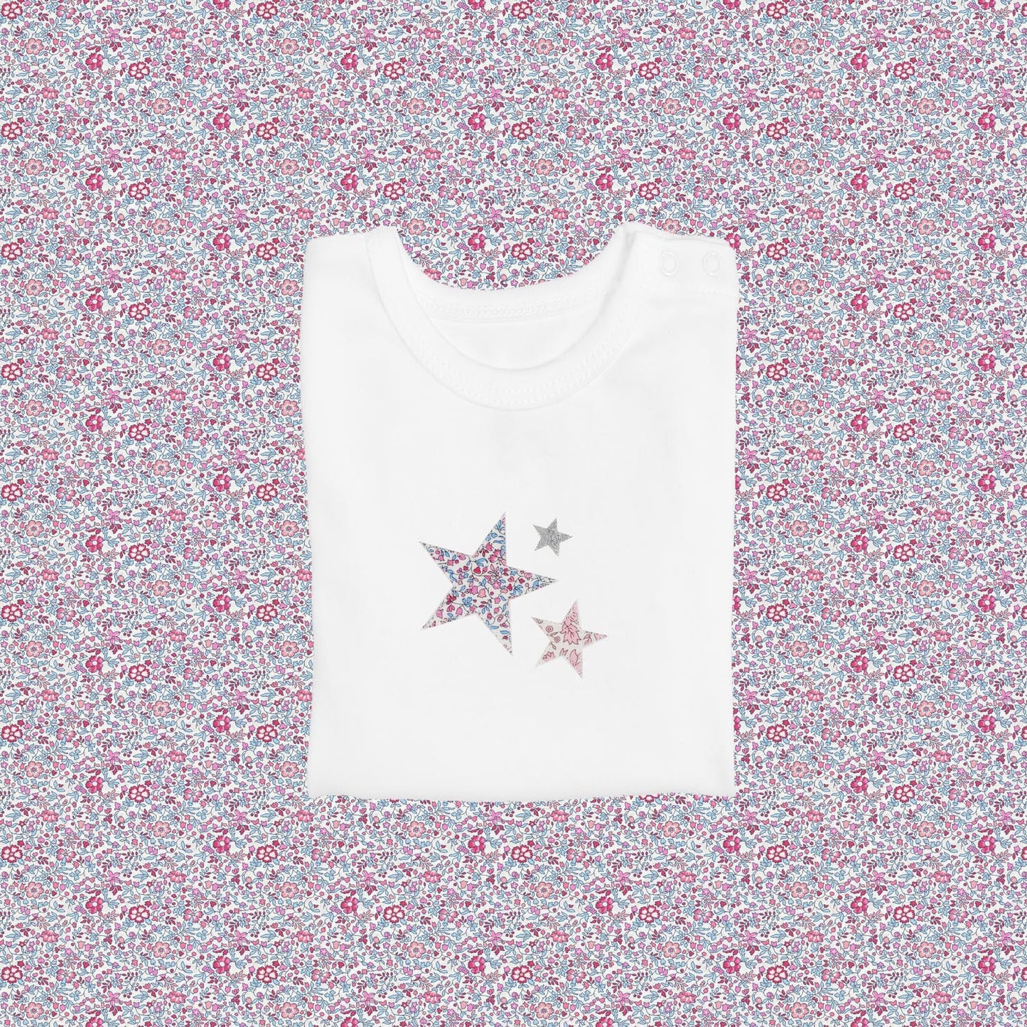 Long Sleeve T-Shirt - Stars Pink