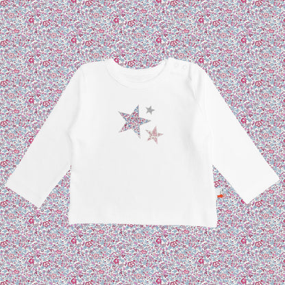 Long Sleeve T-Shirt - Stars Pink