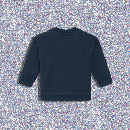 Baby Sweatshirt Navy - Kite Light Blue