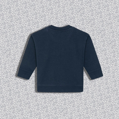 Baby Sweatshirt Navy - Polar Bear Grey