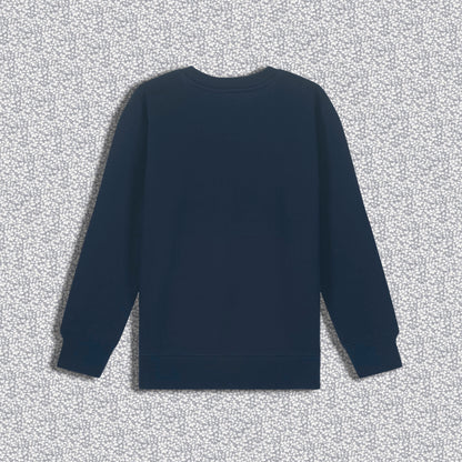 Kids Sweatshirt Navy - Polar Bear Grey