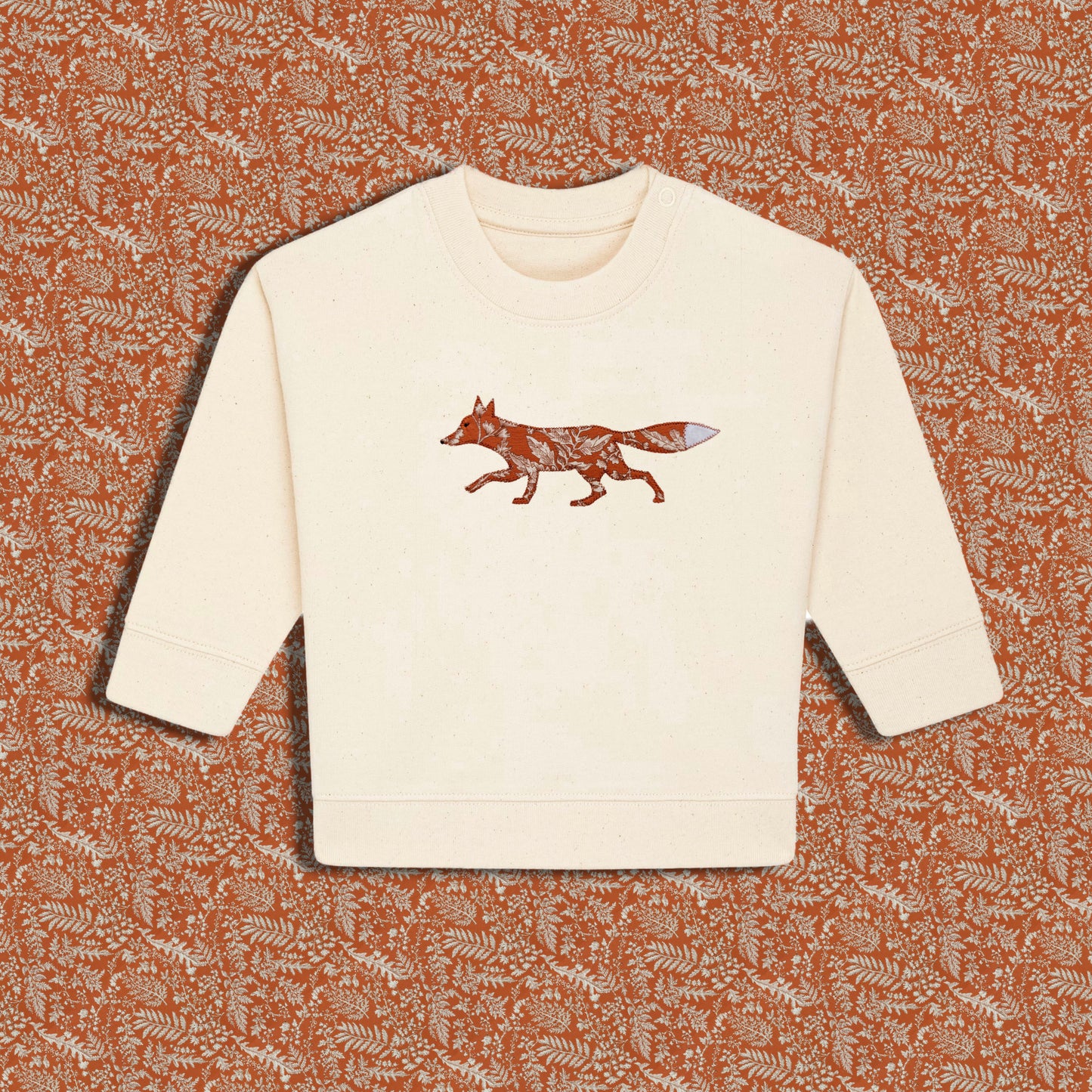 Baby Sweatshirt Natural  - Fox