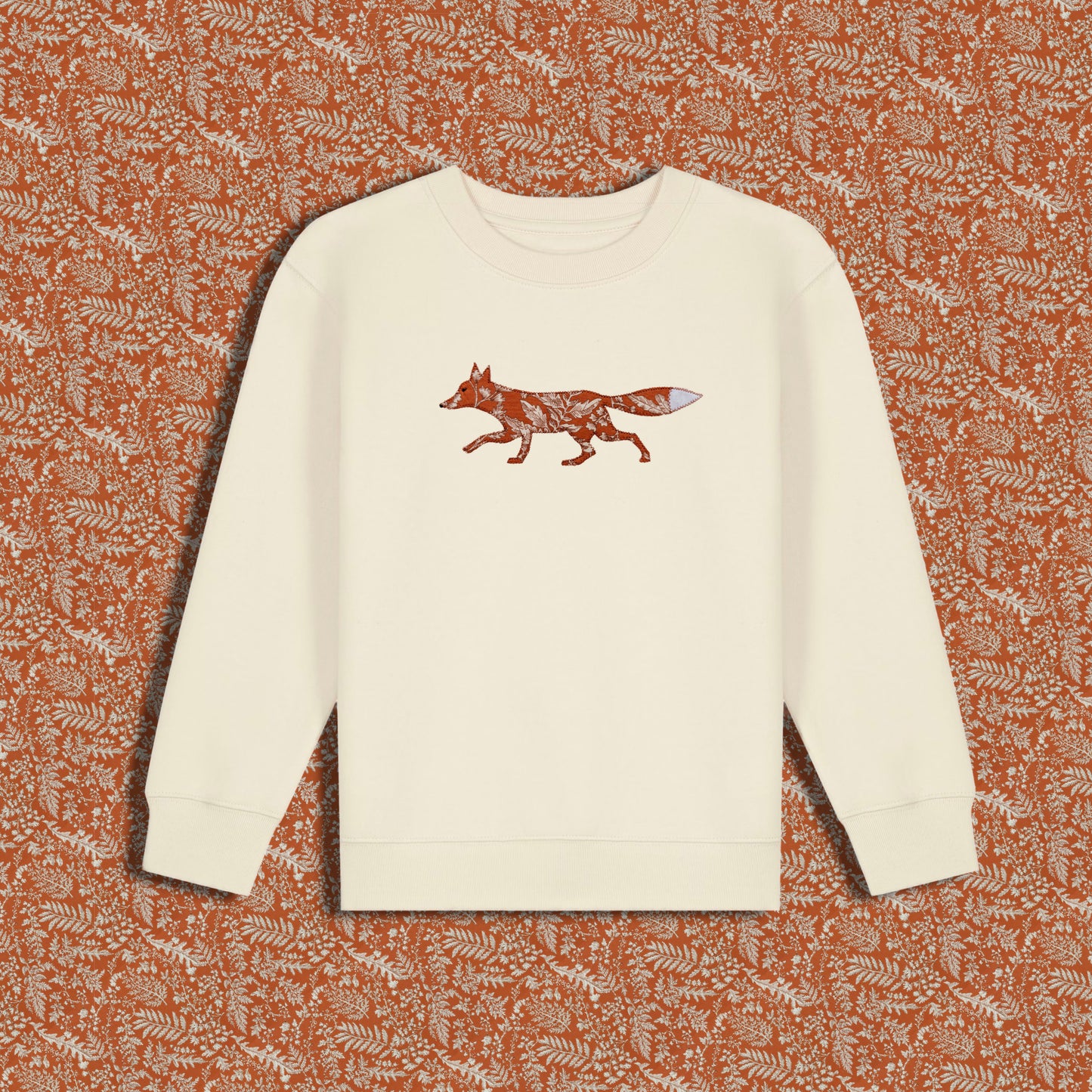 Kids Sweatshirt Natural - Fox