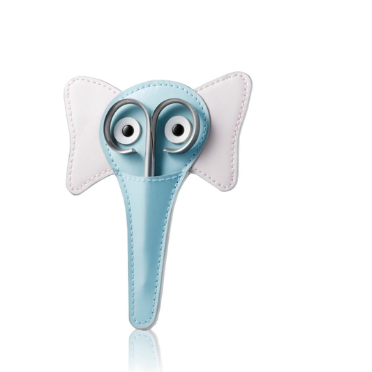 Baby Nail Scissors in Elephant Pouch