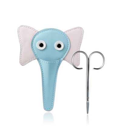 Baby Nail Scissors in Elephant Pouch