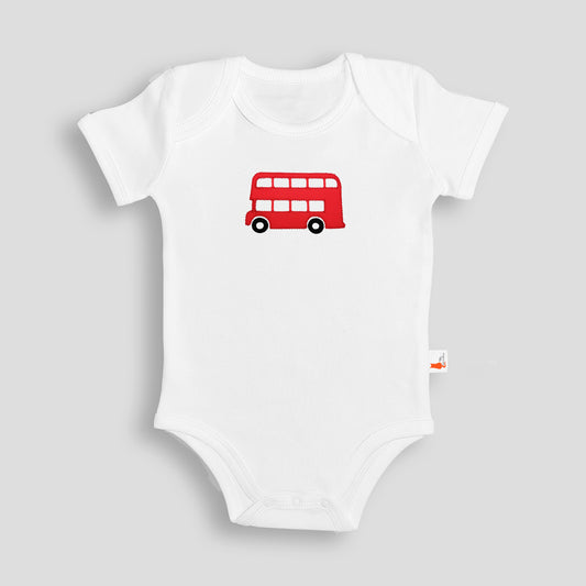 Short Sleeve Bodysuit - London Bus Red