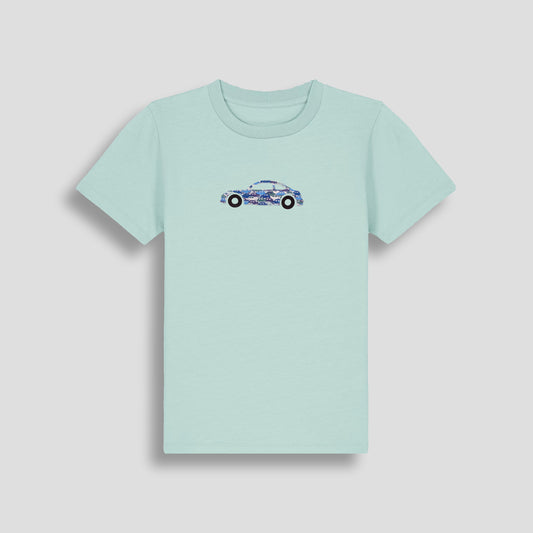 Short Sleeve T-Shirt Carribean Blue - Sports Car Blue