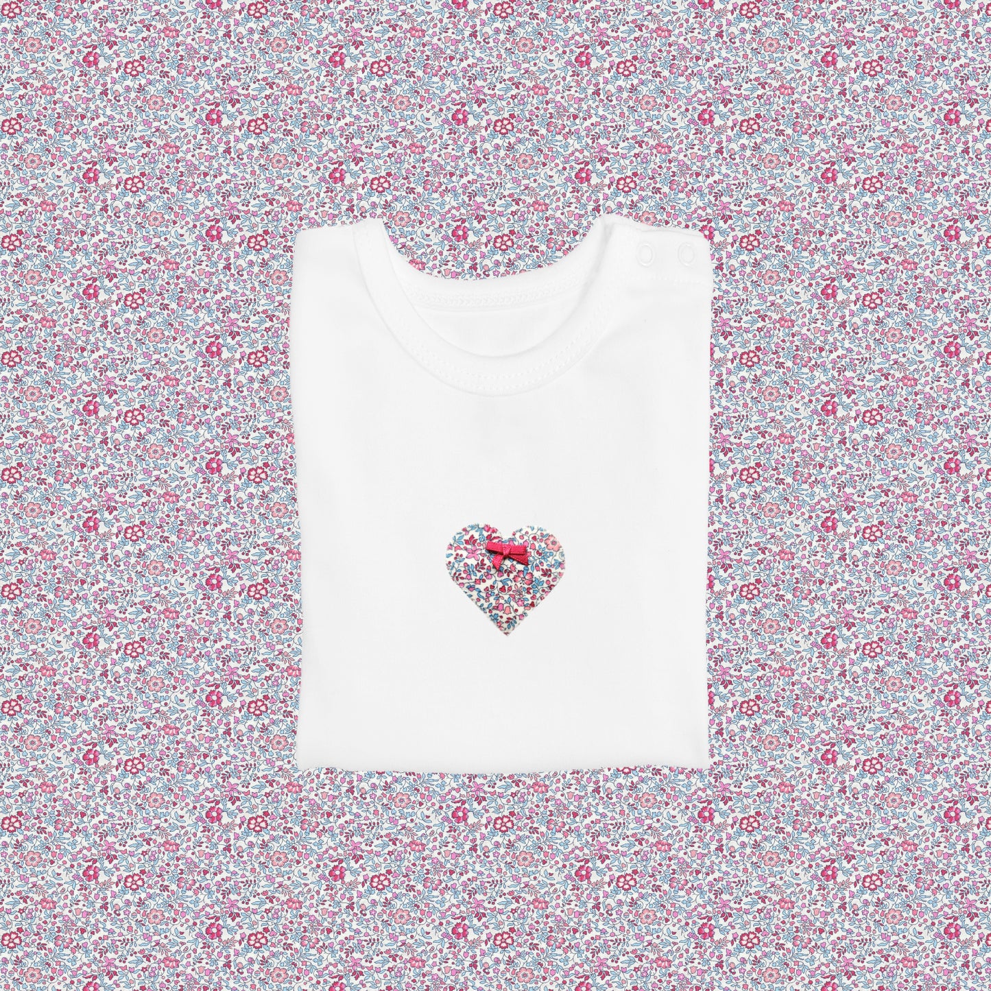 Short Sleeve T-Shirt - Heart Pink