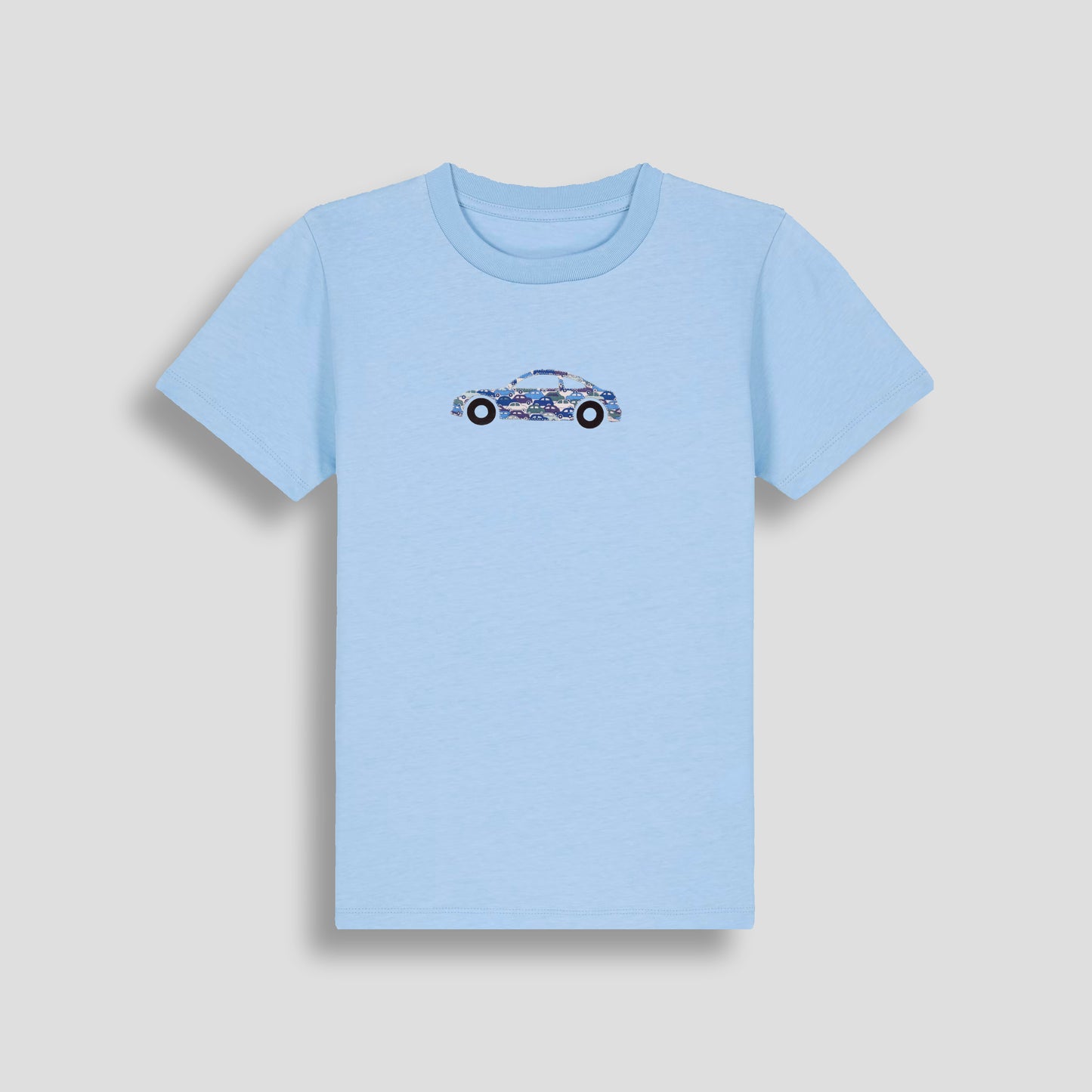 Short Sleeve T-Shirt Light Blue - Sports Car Blue