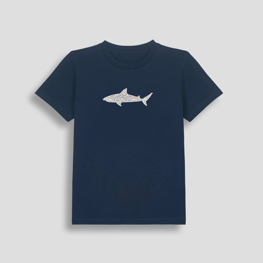 Short Sleeve T-Shirt Navy - Shark Dark Grey