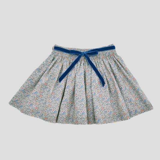 Girls Skirt -  Yellow/Blue