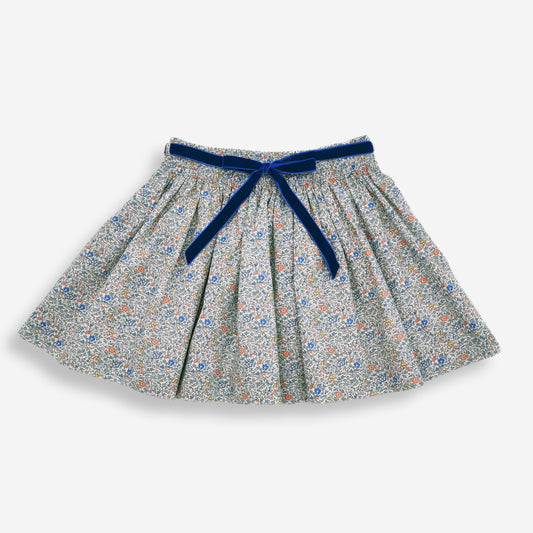 Girls Skirt -  Yellow/Blue