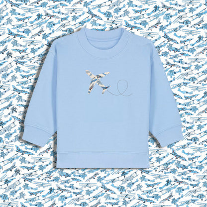 Baby Sweatshirt Light Blue - Plane Blue