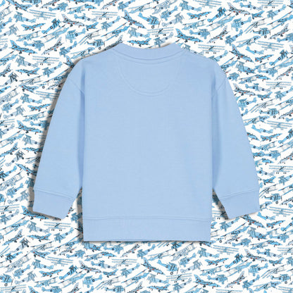 Baby Sweatshirt Light Blue - Plane Blue
